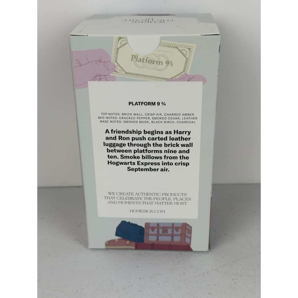 Homesick Harry Potter Platform 9 ¾™ Candle Wizarding World Retired NEW - Picture 2 of 3